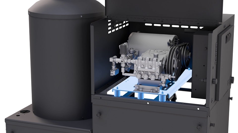 Compressor product features showcase 3d animation