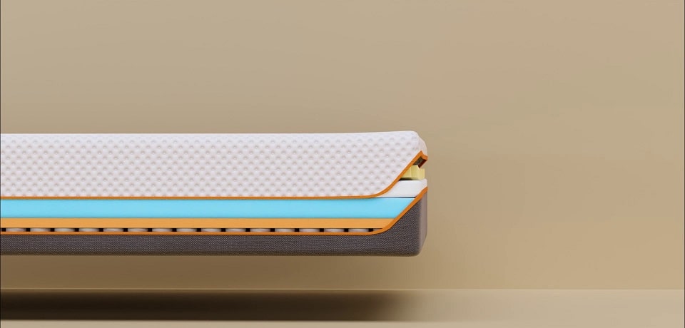 Mattress exploded view video animation